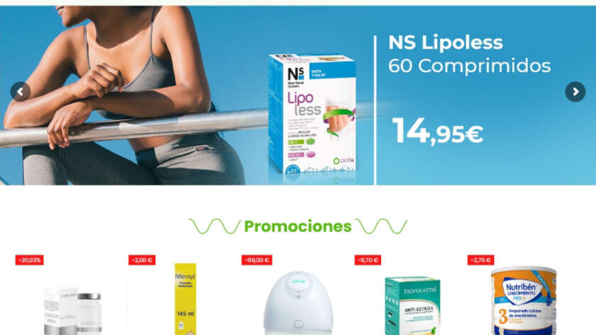 Web de Baifarma diseñada por GrupoDW
