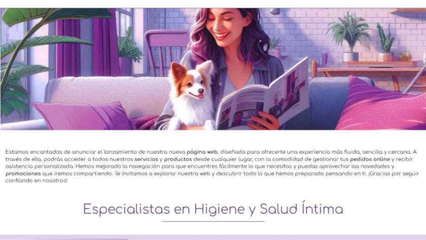 Web de Farmacia Buendía diseñada por GrupoDW