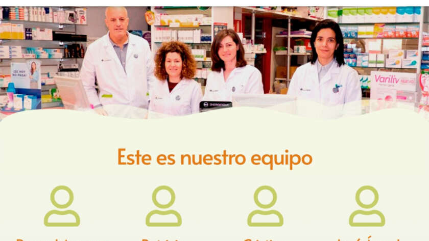 Web de Farmacia Camino Ancho diseñada por GrupoDW