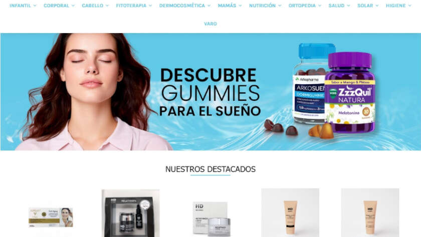 Web de Farmacia Varo diseñada por GrupoDW