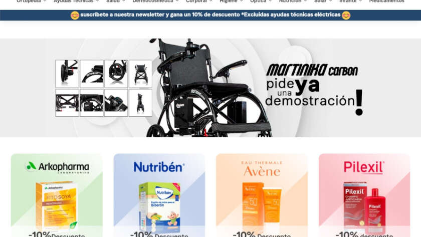 Web de Ortofarmaugalde diseñada por GrupoDW