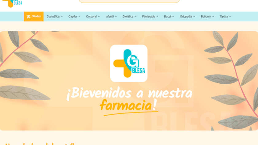 Web de Farmacia Blesa Guadix diseñada por GrupoDW