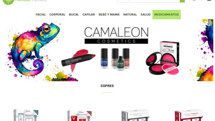 Web de Farmacia Fontiñas diseñada por GrupoDW