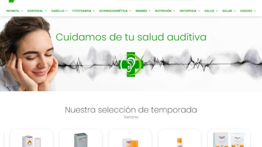 Web de Farmacia GR3 diseñada por GrupoDW