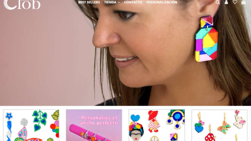 Web de Laura Clob diseñada por GrupoDW