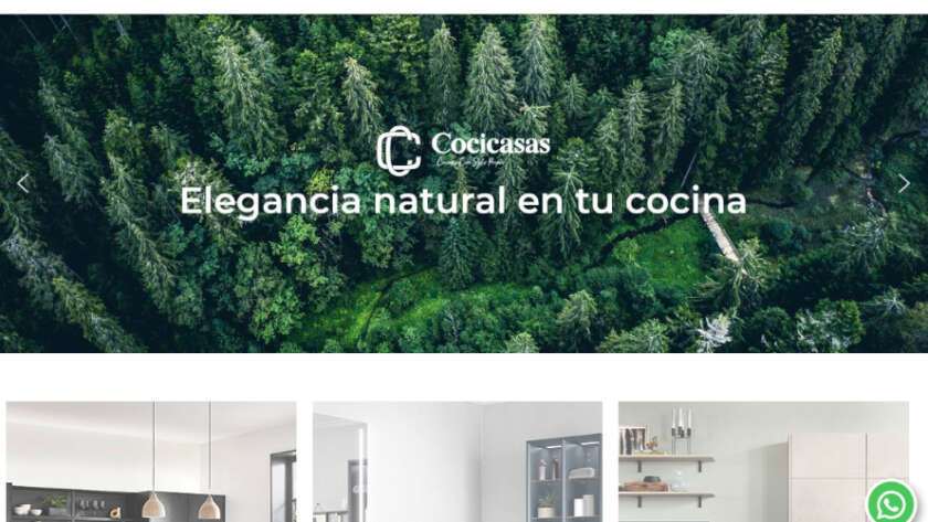 Web de Cocicasas diseñada por GrupoDW
