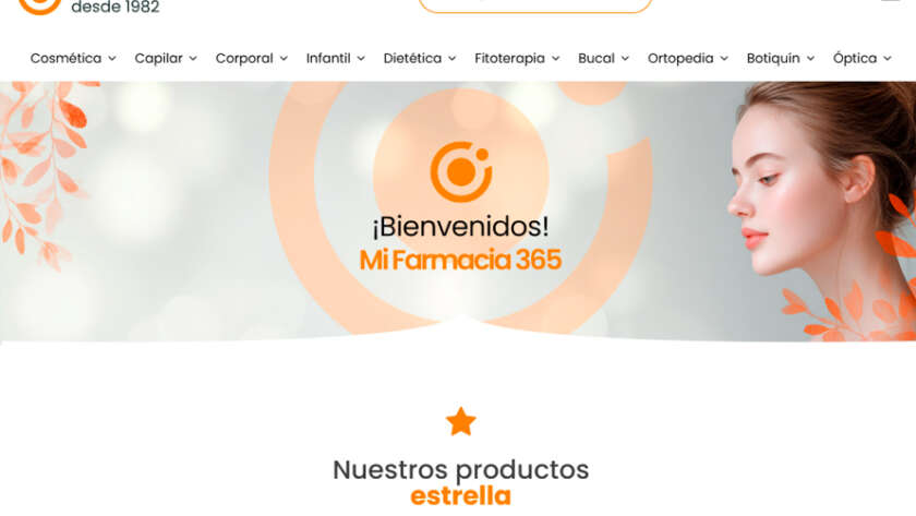 Web de Mi Farmacia 365 diseñada por GrupoDW