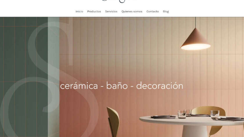 Web de Azulejos Sanguíno diseñada por GrupoDW