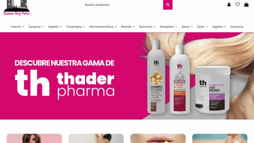 Web de Boticaria Reig diseñada por GrupoDW