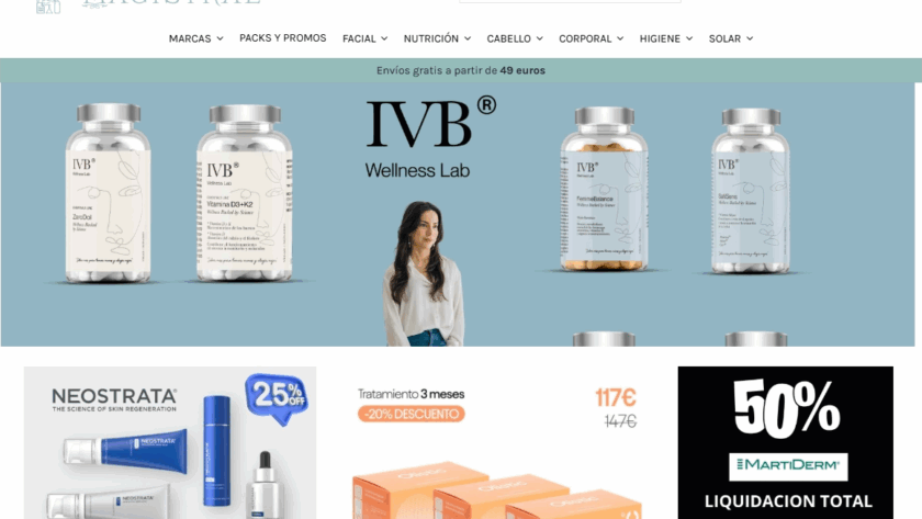 Web de Magistral Farmacia diseñada por GrupoDW