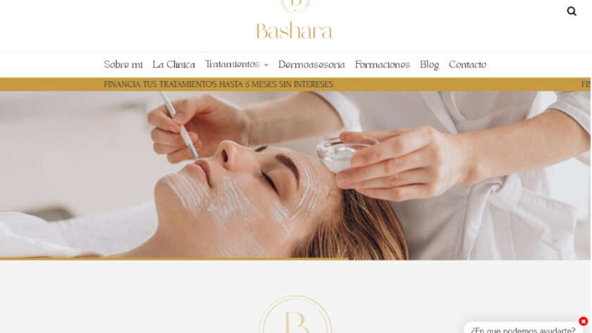 Web de Tratamientos estética Huelva diseñada por GrupoDW