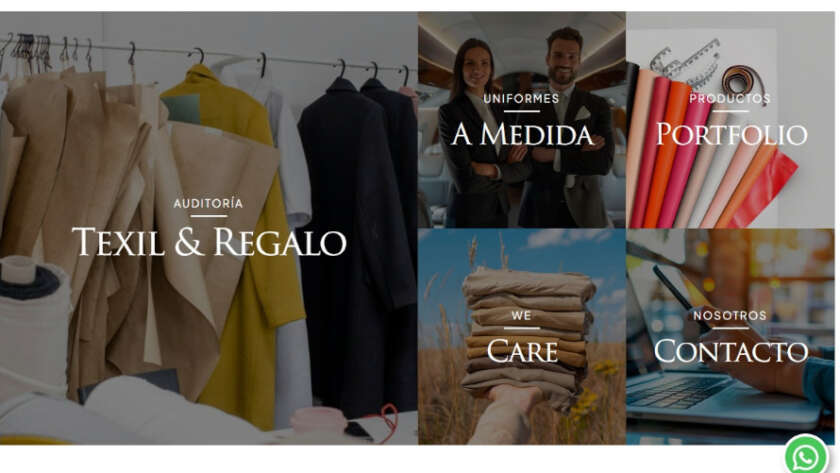Web de Escosaline diseñada por GrupoDW