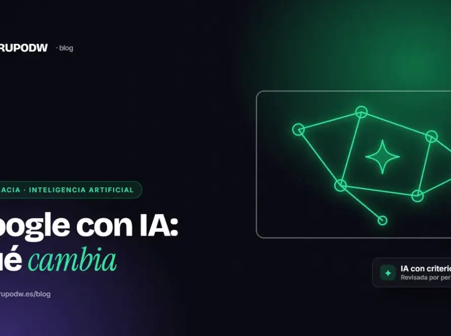 Búsqueda con IA de Google: qué cambia en el SEO de pymes y farmacias