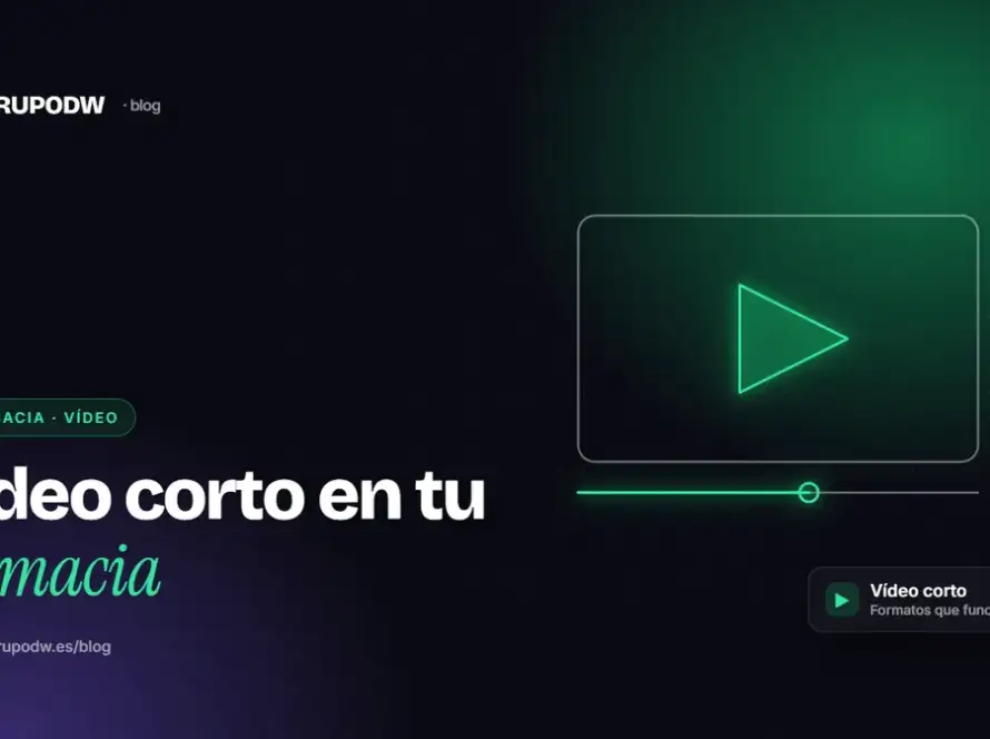 Vídeo corto para farmacias: formatos que funcionan y límites legales