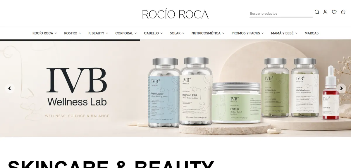 Web de Rocío Roca diseñada por GrupoDW